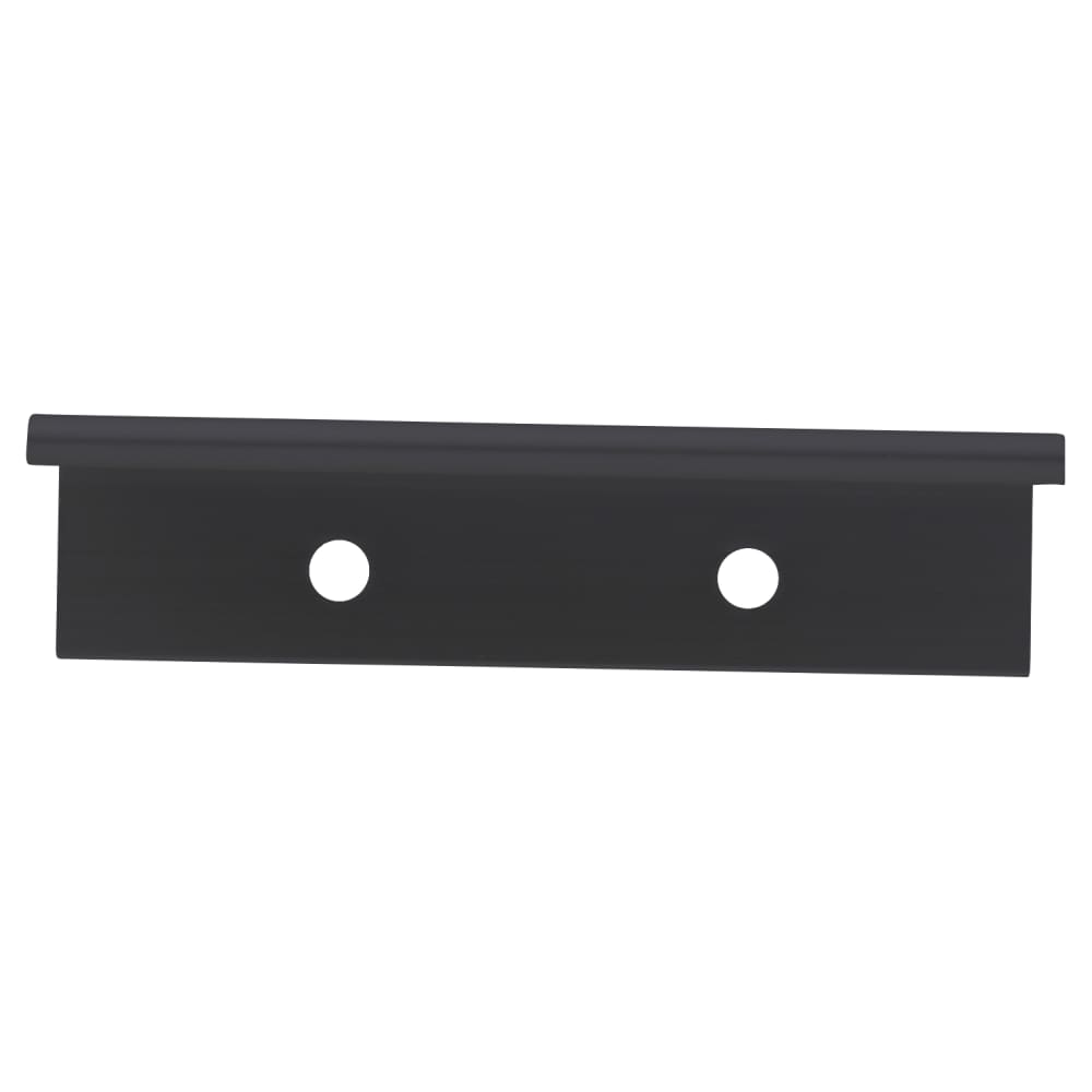 Touchpoint Vora Lipped Edge Cabinet Pull Handle - 32mm Centres - Black