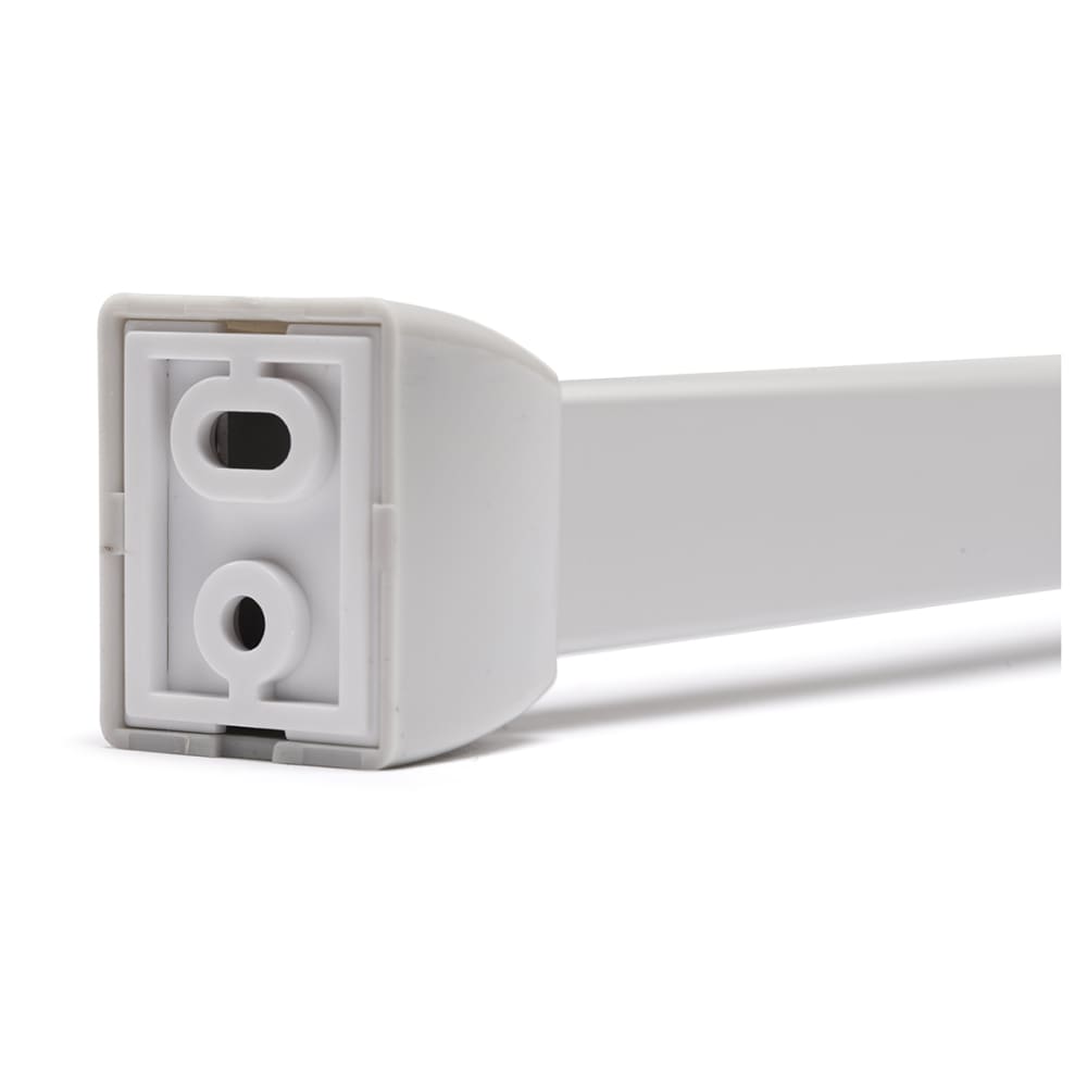 Croydex Shower Rail - Straight - Professional Profile - 800-1830mm Length - Silver