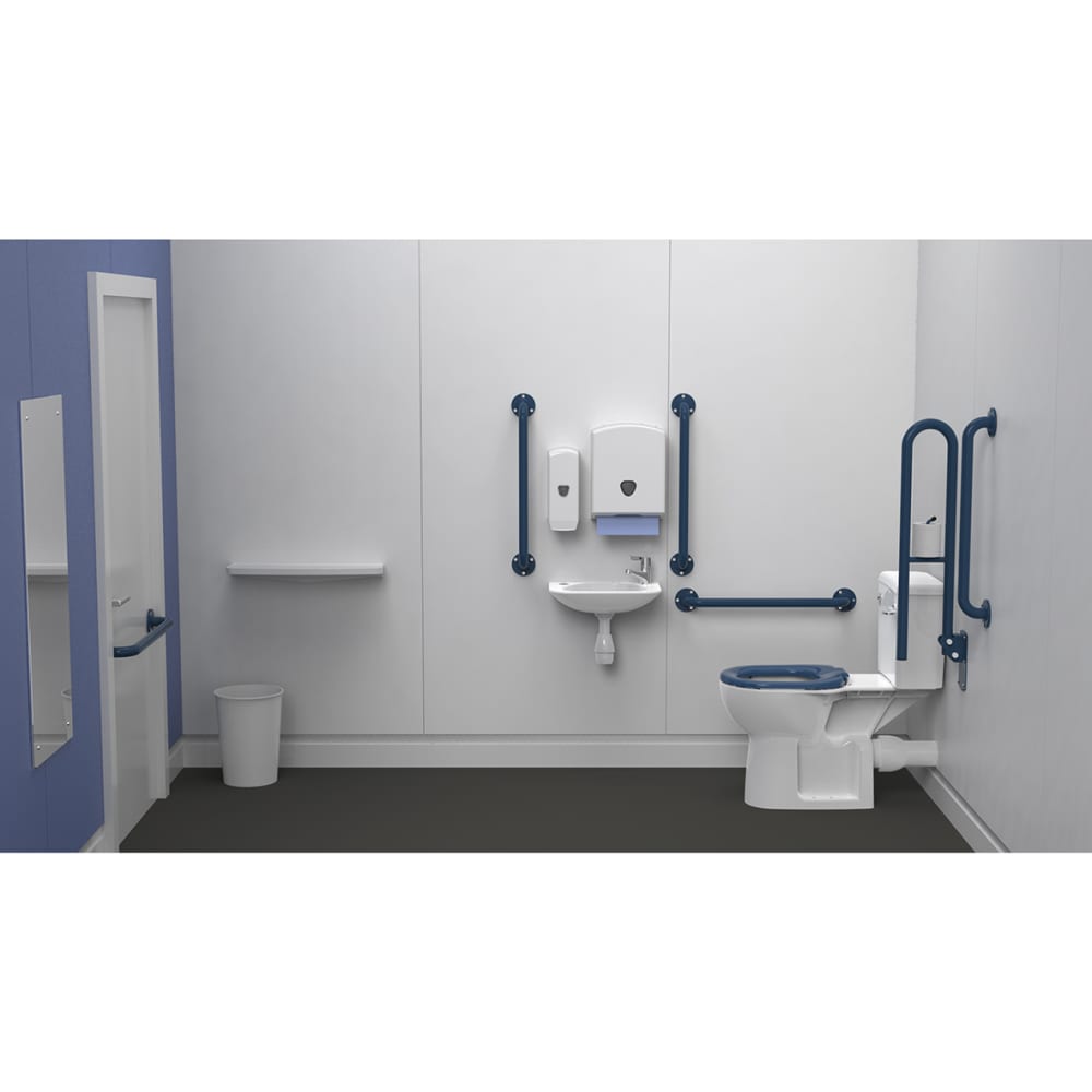 Nymas NymaPRO Close Coupled Doc M Pack - Exposed Fixings - Dark Blue