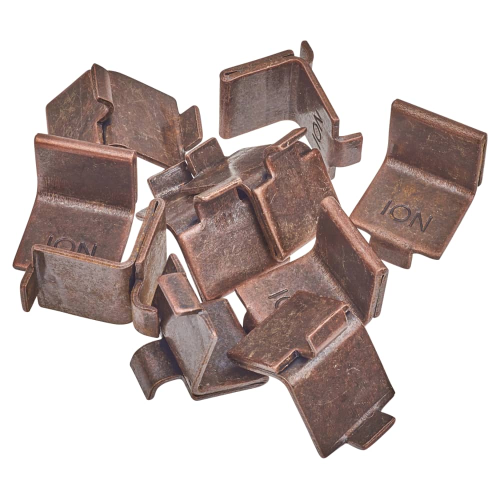 Altro Heavy Duty Flat Bookcase Clip - Bronze Plated - Pack of 10