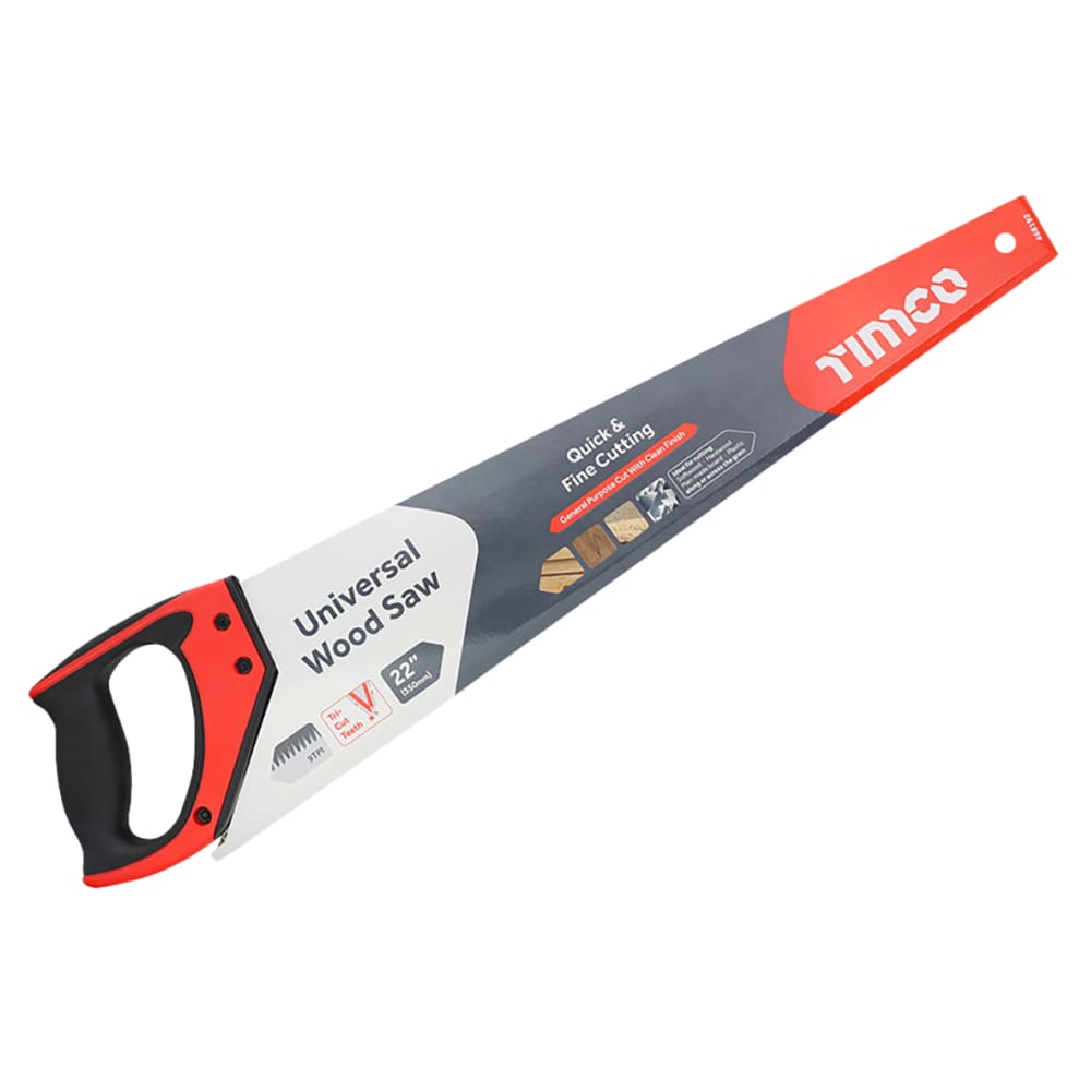TIMCO Universal 22"/ 550mm Wood Saw - 9 TPI