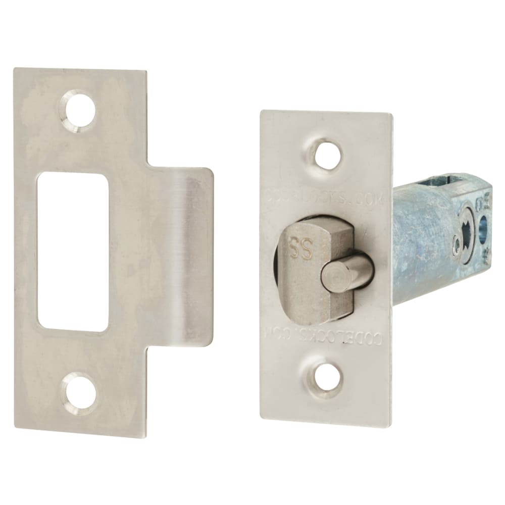 Codelocks CL255 External Marine Grade Push Button Code Lock and Latch - Holdback - Black