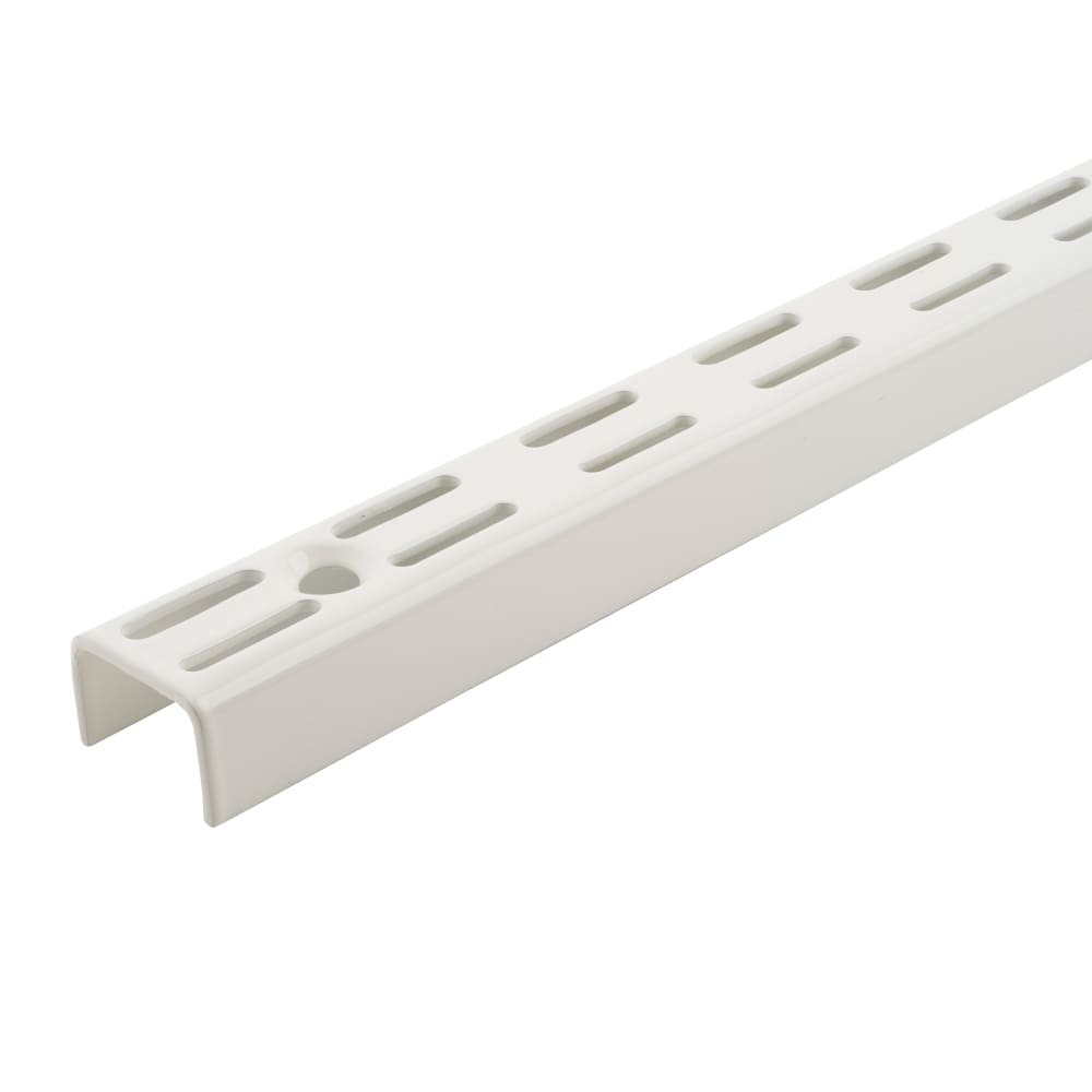 elfa Twin Slot Shelving System - Shelf Wall Upright - 1340mm Length - White