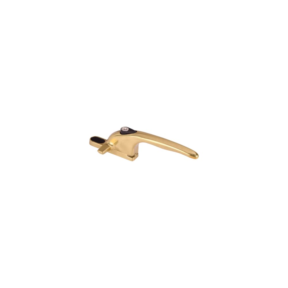 Securistyle Virage Cockspur Locking Window Handle - 9mm Nose Height - Right Hand - Gold