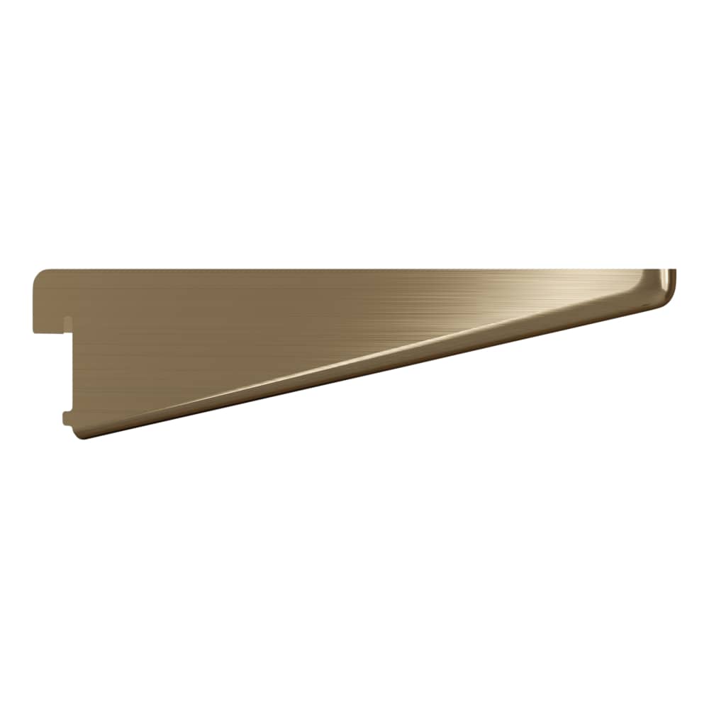 Rothley Twin Slot Shelf Bracket - 170mm Length - Antique Brass