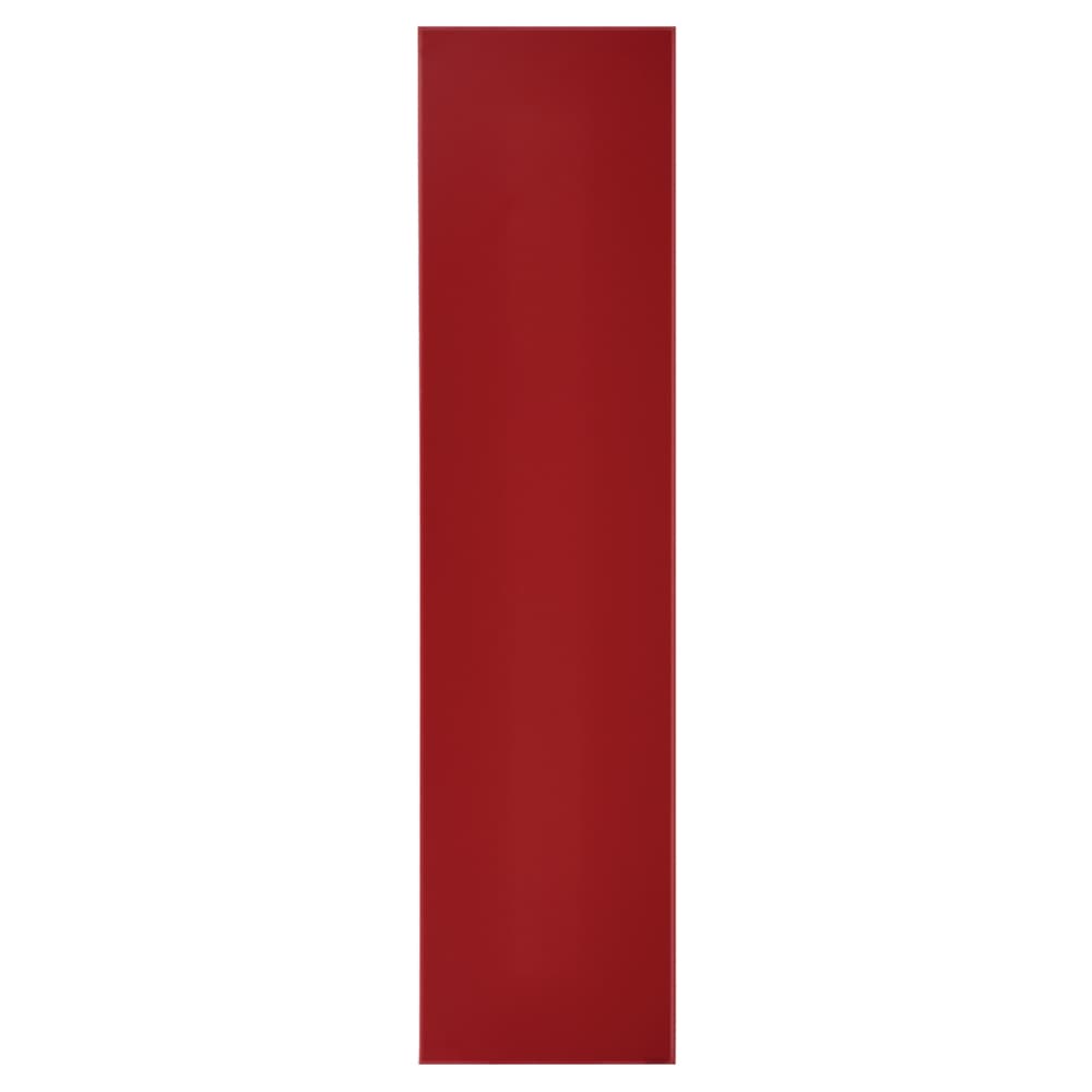 Hoppe AR624A Nylon Self-Adhesive Plain Finger Plate - 305 x 75mm - Rouge Red