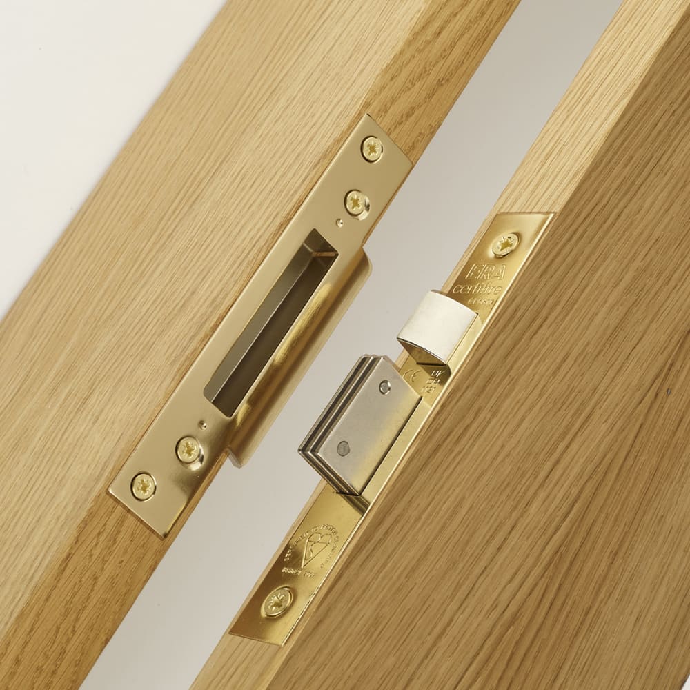 ERA Fortress BS3621:2017 5 Lever Sashlock - 67mm Case - 44mm Backset - Polished Brass