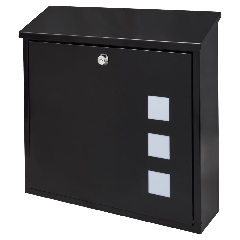 Burg Wachter Aire Postbox - 370 x 364 x 114mm - Black