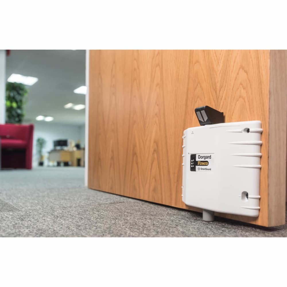 Fireco Dorgard Smartsound Fire Door Holder - White