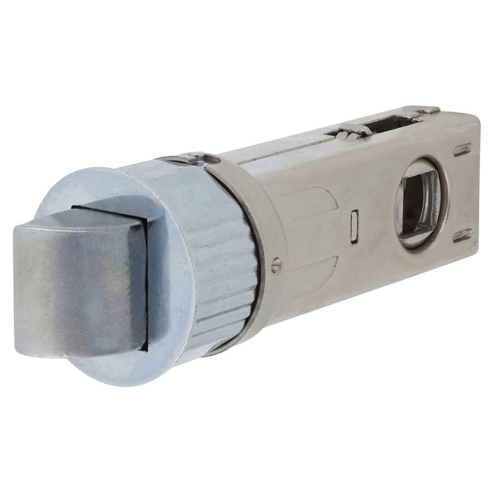 Quick Latch Passage Tubular Latch - 71mm Case - 57mm Backset - Round - Polished Chrome