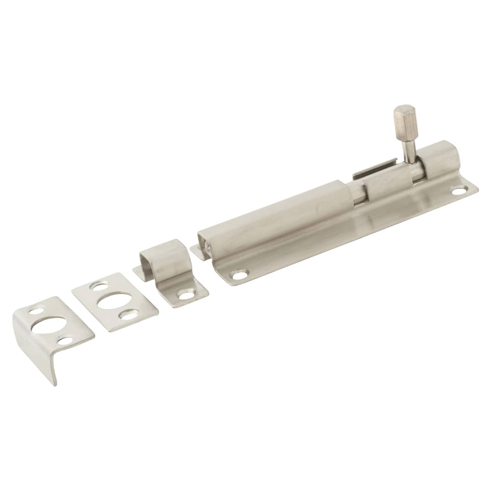 Hampstead Straight Barrel Bolt - 100 x 38mm - Satin Stainless Steel