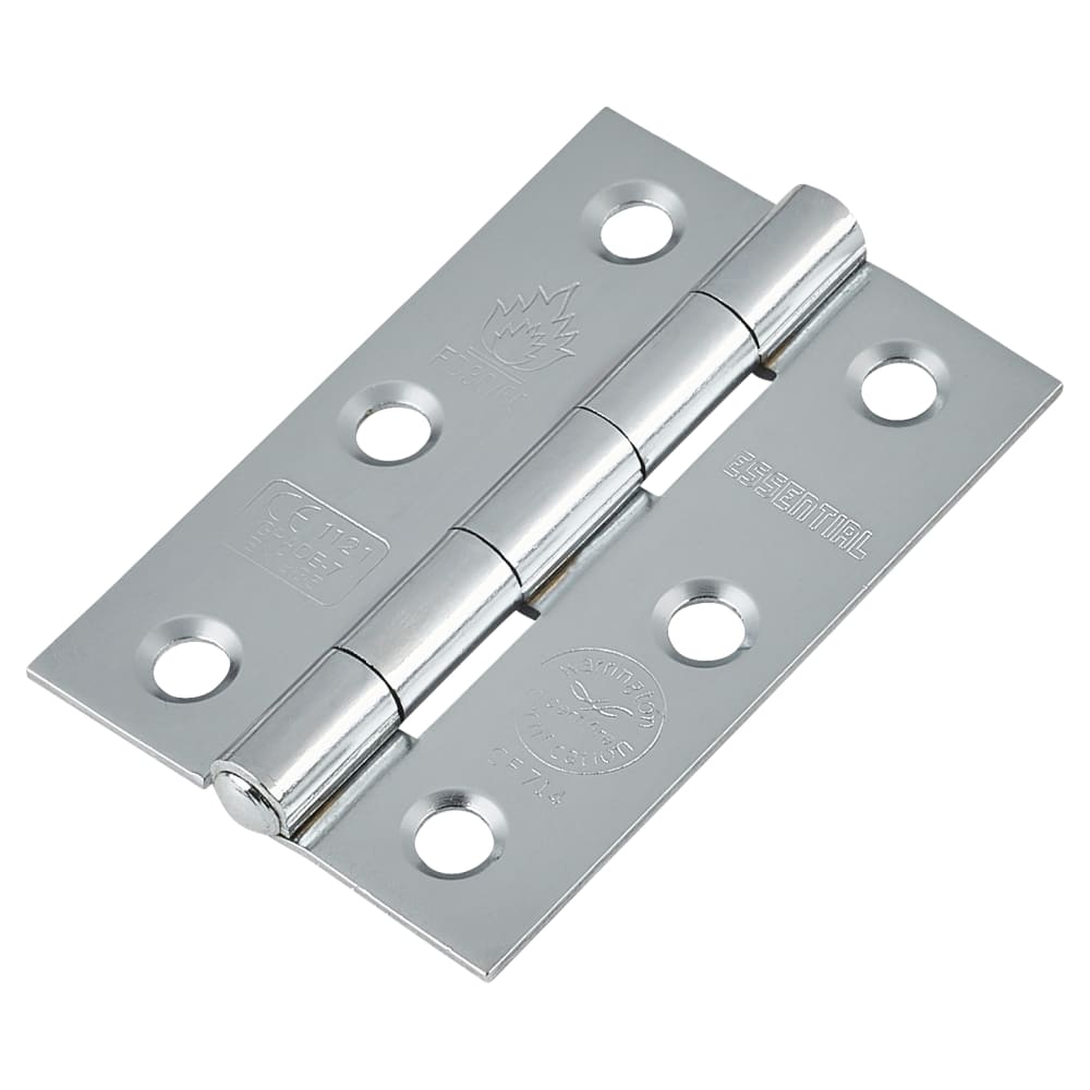 Touchpoint Budget Straight Privacy Door Handle Kit - Short Plate - Polished Chrome