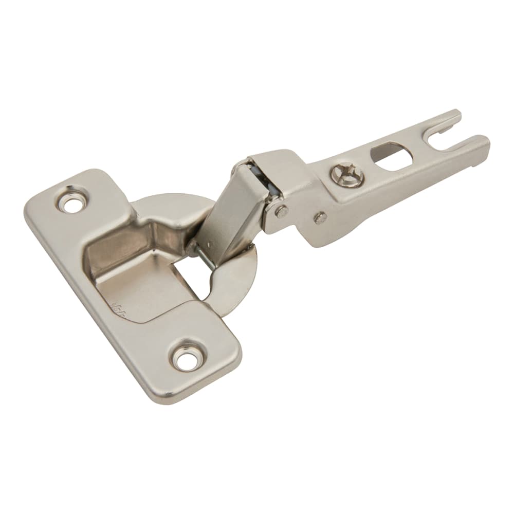 Blum Slide On MODUL Cabinet Hinge Pack - 100° - Sprung - Half Overlay - Zinc Plated - Pair