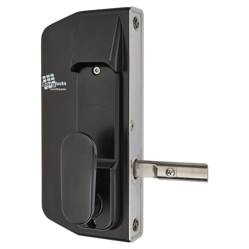 Borg BL3100 External Marine Grade Easicode Pro Push Button Gate Code Lock - Holdback Option - Black