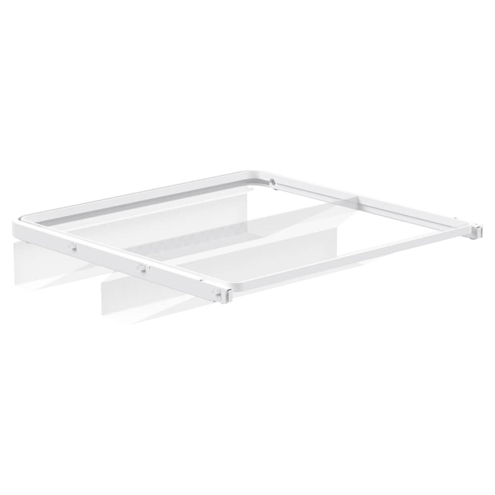 elfa Top Track System - Click In Double Mesh Gliding Shoe Rack - 450 x 96 x 430mm - White
