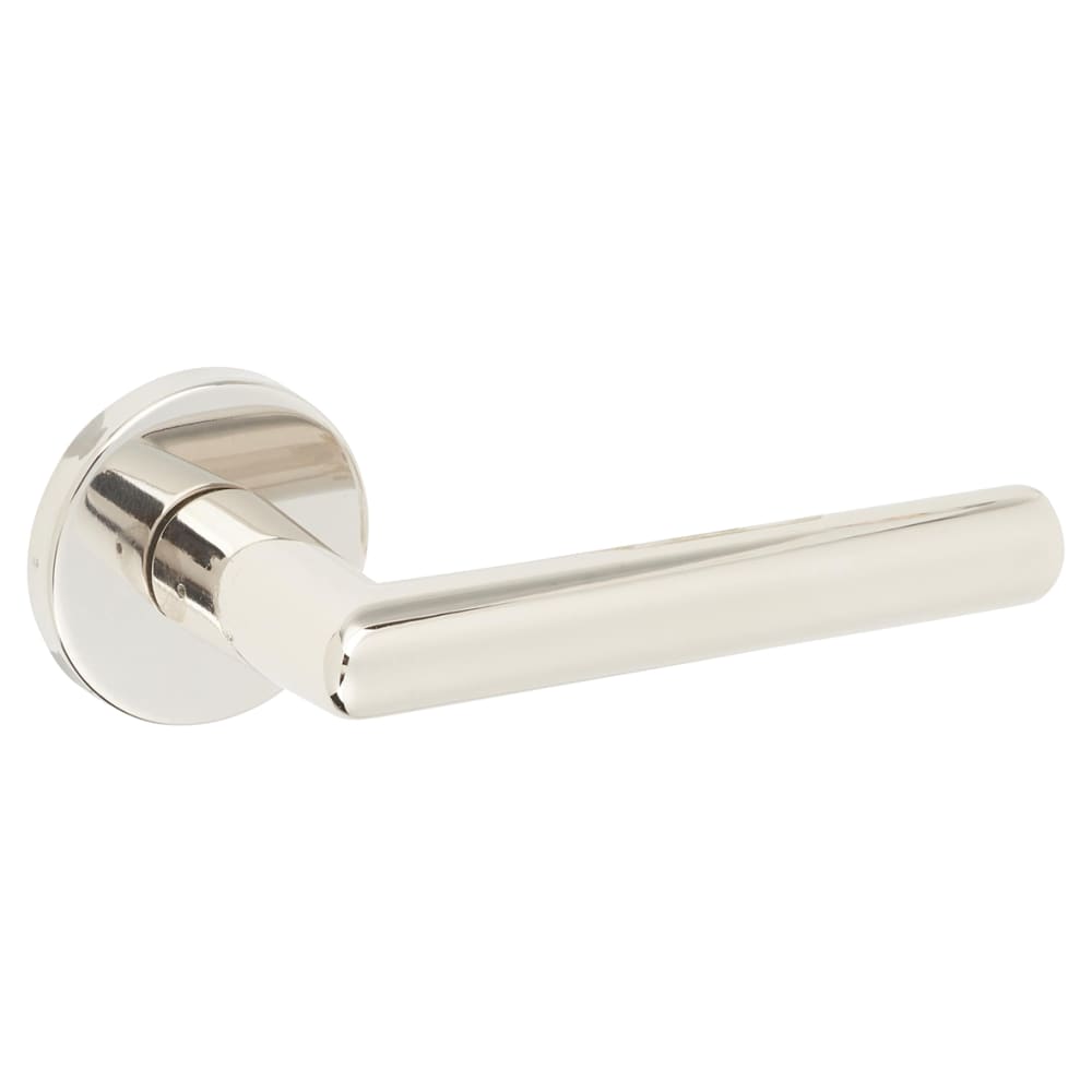 Urfic Easy Click Titan Door Handle on Rose - Polished Nickel