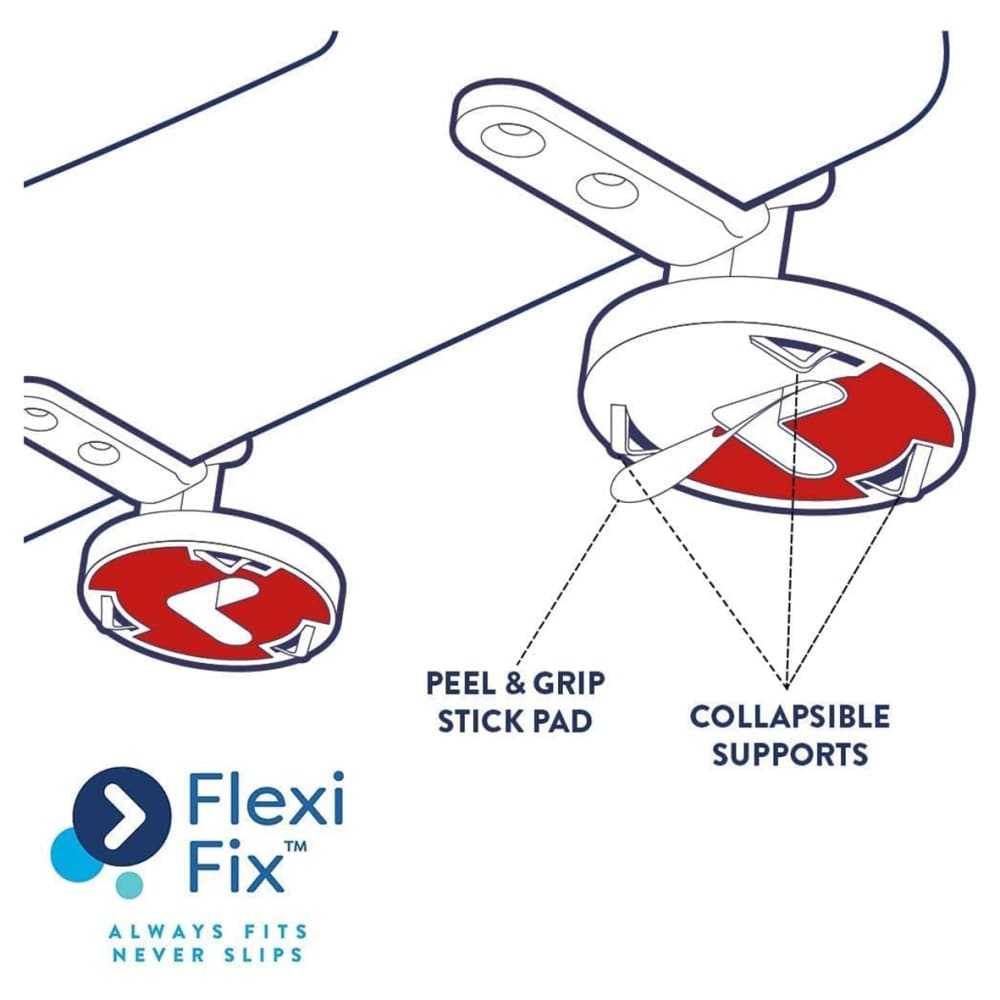 Croydex Eyre Flexi-Fix Soft Close Toilet Seat - White
