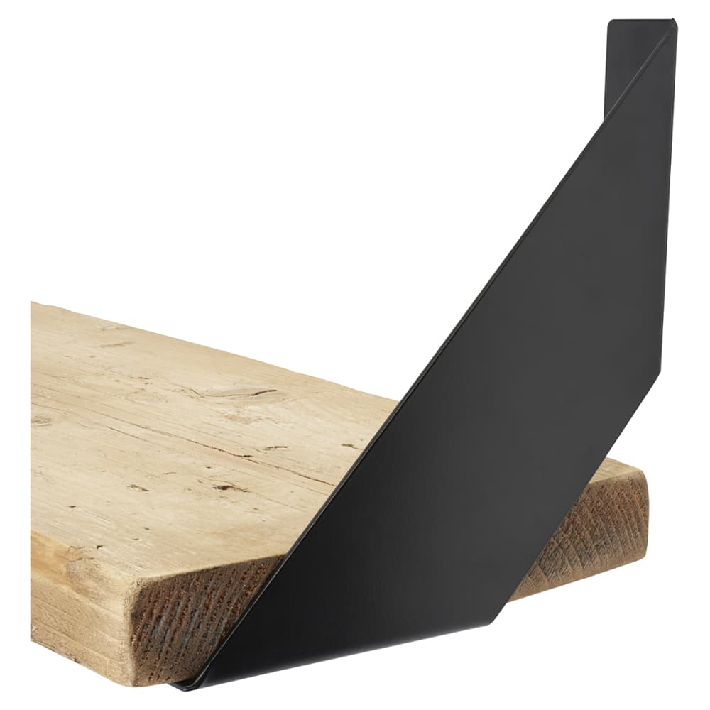 Altro Side Mounted Shelf Bracket - Matt Black