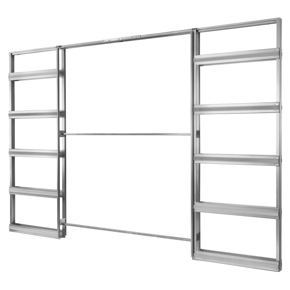 ECLISSE Double Pocket Door Kit - 95mm Finished Wall Thickness - 838 x 1981mm Door Size