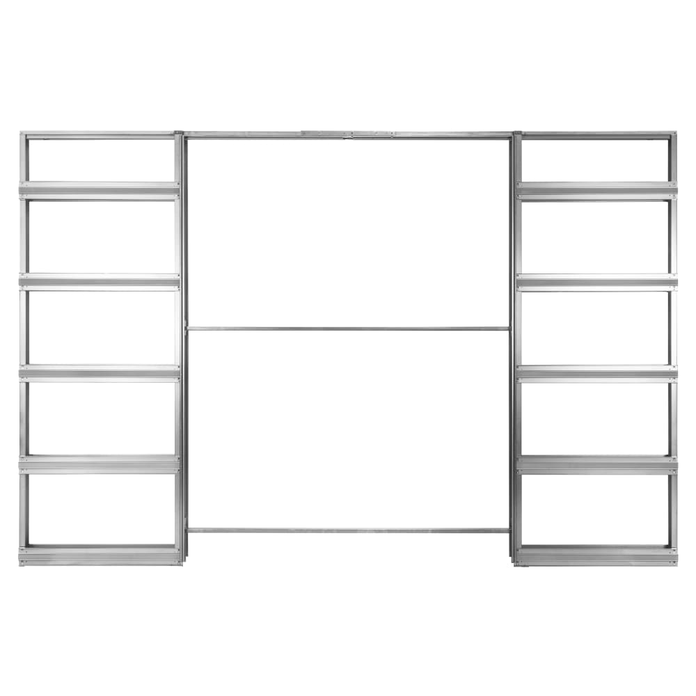 ECLISSE Double Pocket Door Kit - 95mm Finished Wall Thickness - 838 x 1981mm Door Size