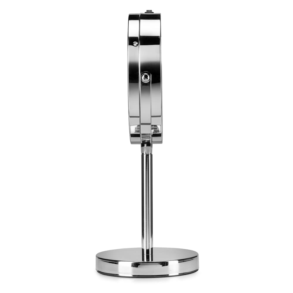 Croydex Freestanding LED 3x Magnifying Bathroom Mirror -300 x 180 x 120mm - Chrome