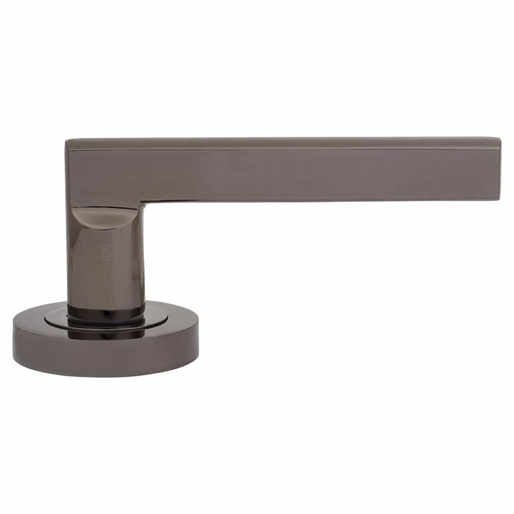 Touchpoint Sophia Door Handle on Rose - Black Nickel