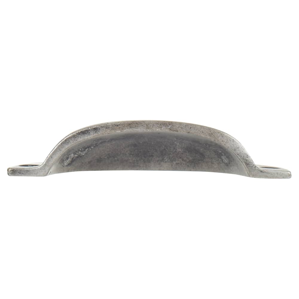 Olde Forge Vintage Cabinet Cup Handle - 89mm Centres - Pewter Effect