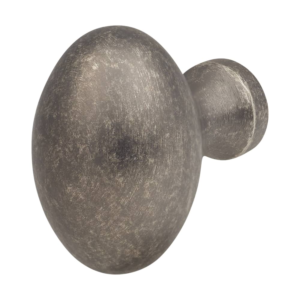 Altro Oval Cabinet Knob - 34 x 23mm - Antique Pewter