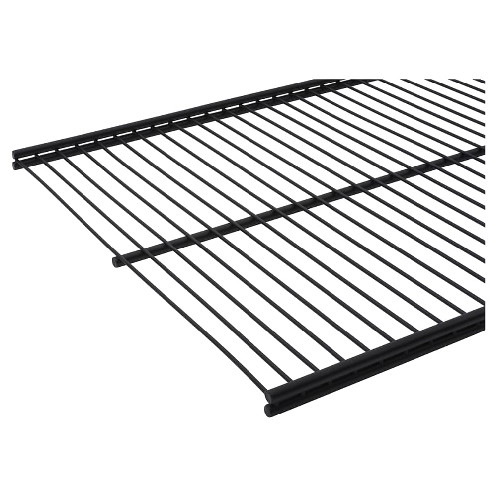 Altro Top Track System - Ventilated Shelf - 600 x 300mm - Black 
