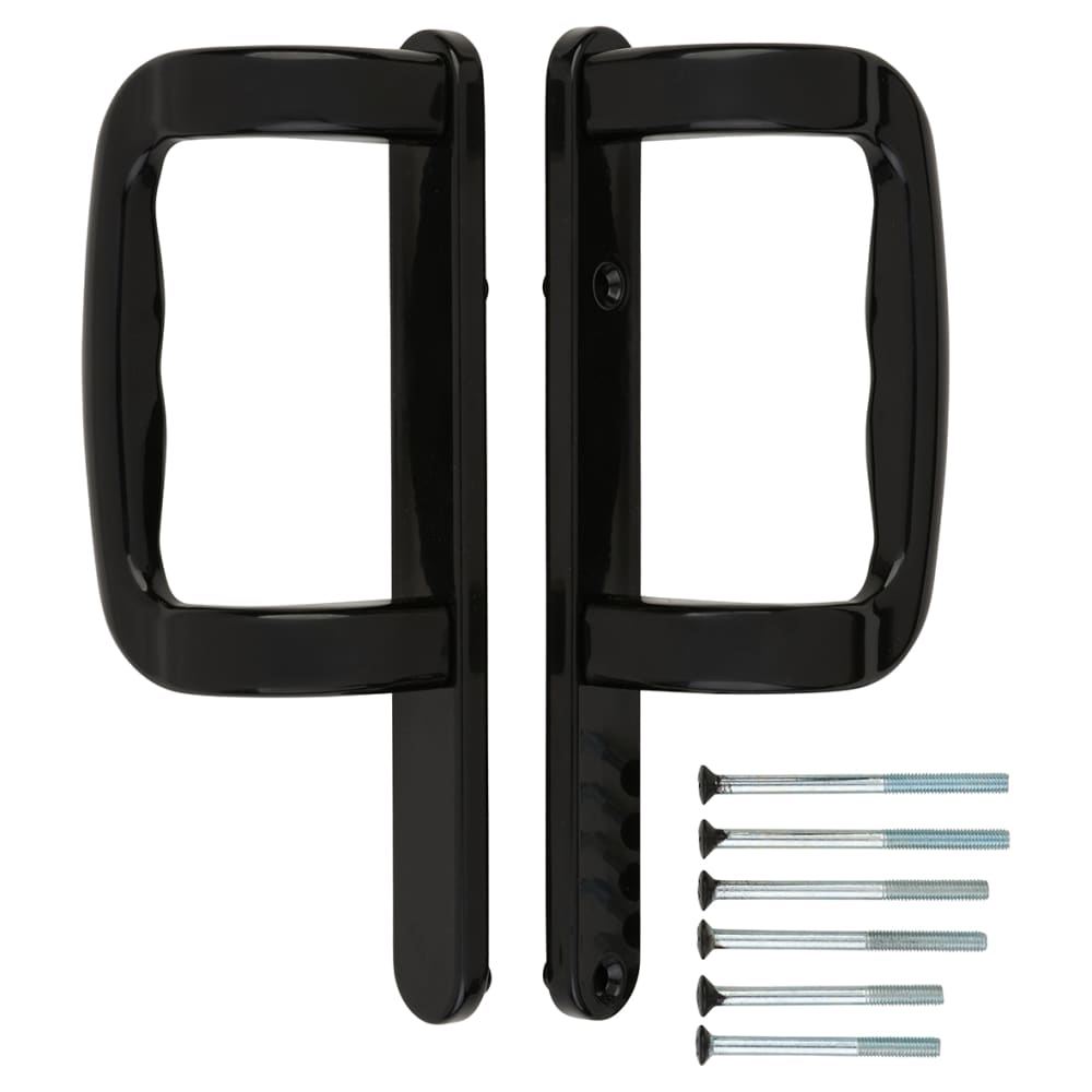 Trojan Patio Dummy Handle - uPVC/Timber - Black | IronmongeryDirect ...