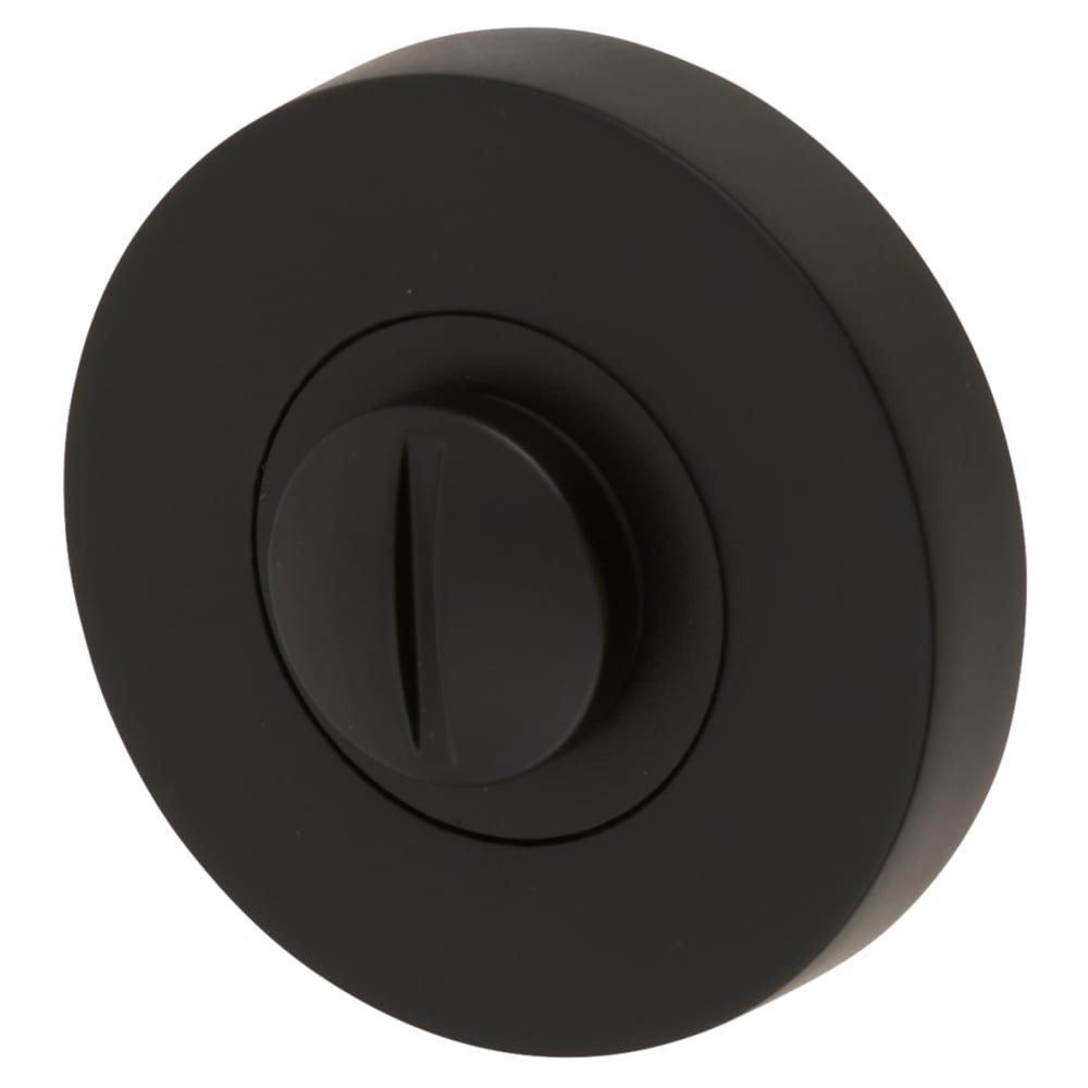Jigtech Bathroom Turn & Release - Matt Black | IronmongeryDirect | Same ...