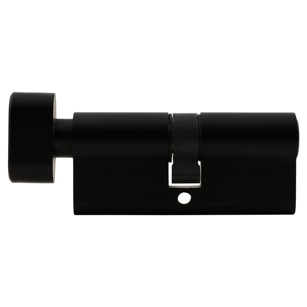 Touchpoint 5 Pin 70mm Euro Thumbturn Cylinder - 35mm Turn + 35mm - Matt Black - Keyed to Differ