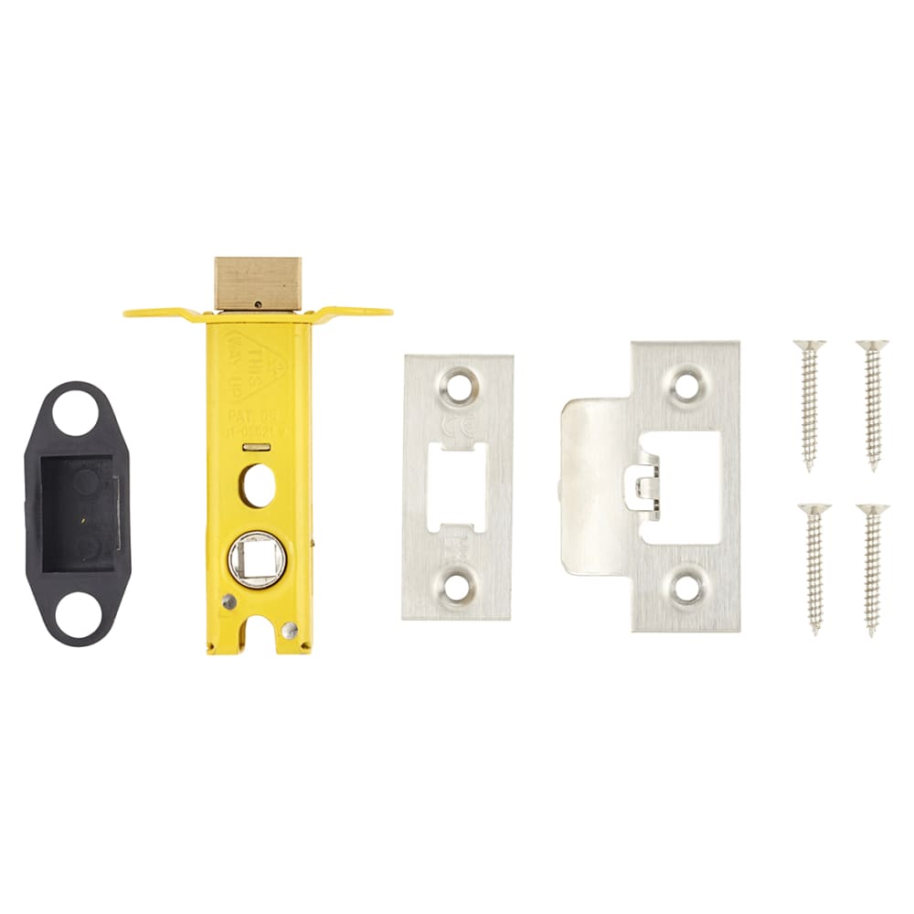 Altro Heavy Duty Tubular Latch - 78mm Case - 57mm Backset - Square - Satin Stainless Steel