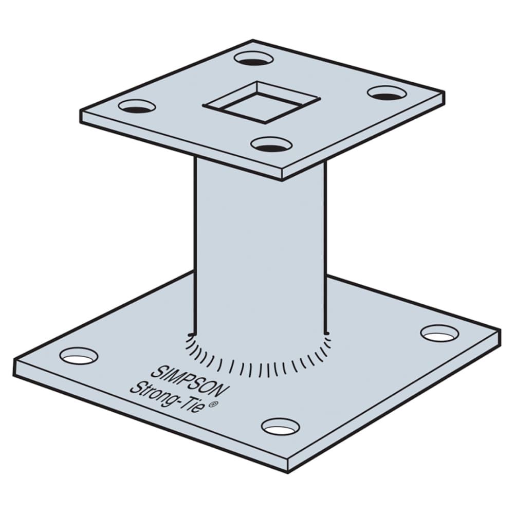 Simpson Strong Tie PPA100 Elevated Post Base for 100-200mm Posts - 100mm Height