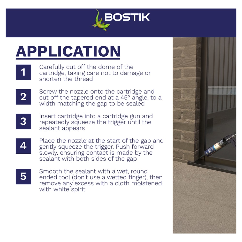 Bostik S41 Window & Frame Sealant - 310ml - Clear