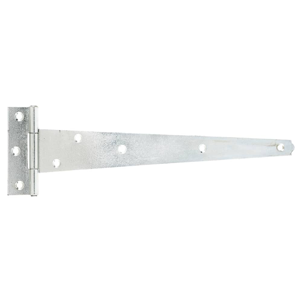 Medium Duty Gate/Door Tee Hinge - 300 x 37mm - Zinc Plated - Pair