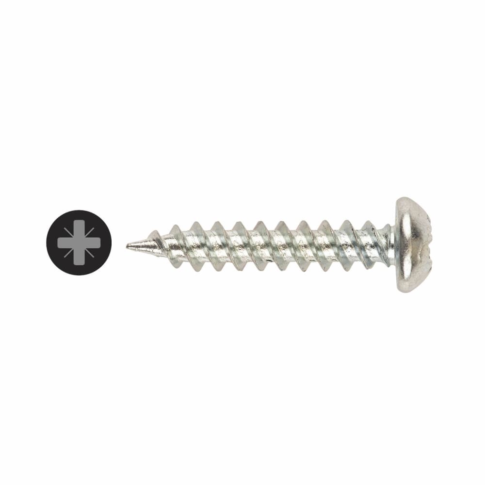 TIMCO Twin Threaded Pozi Round Head Wood Screws - 6 x 3/4" - Zinc Plated - Pack of 200