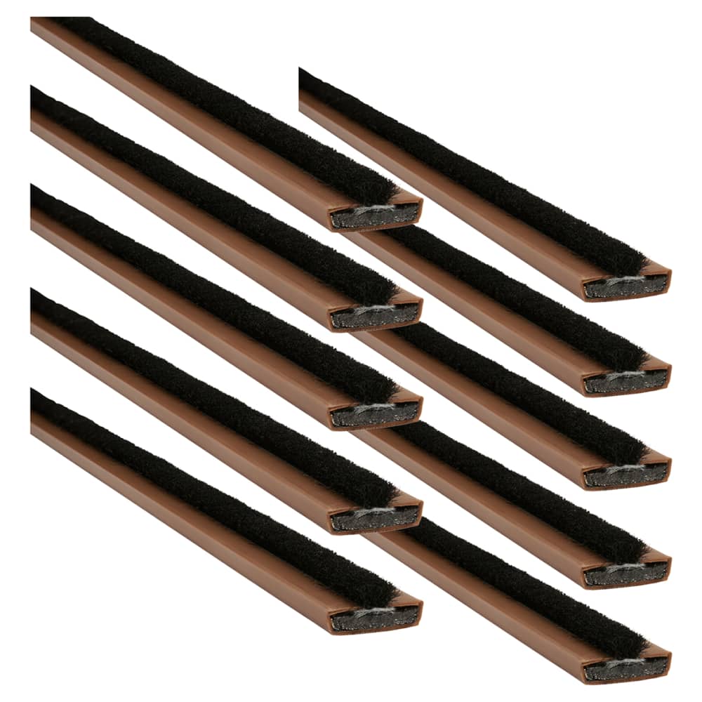 Pyroplex Fire & Smoke Intumescent Strip - FD30 - 15 x 4 x 2100mm with Brush - Brown - Pack of 50