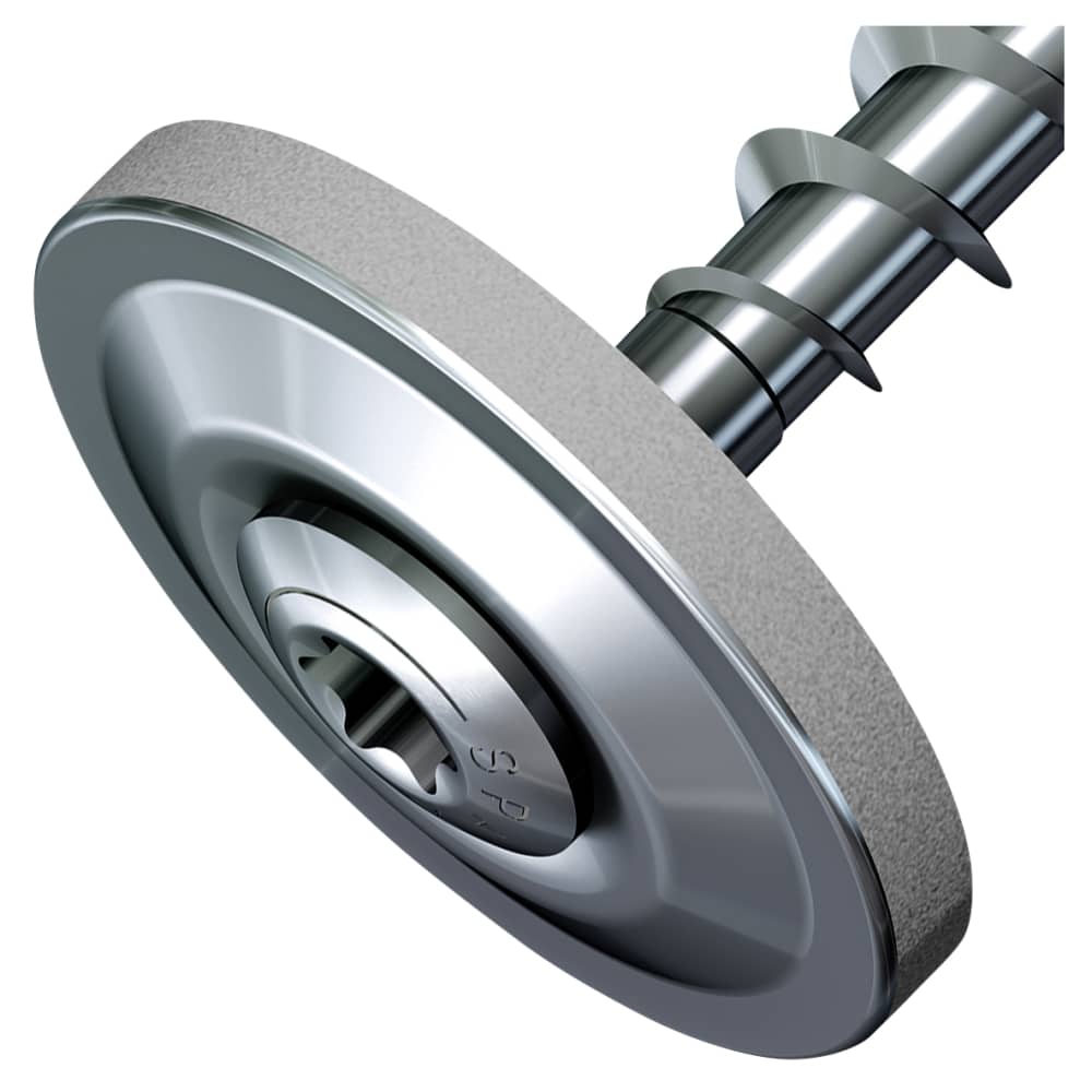 SPAX Raised Countersunk T-Star Plus Sealing Screw - 4.5 x 25mm - A2 Stainless Steel - Pack of 75