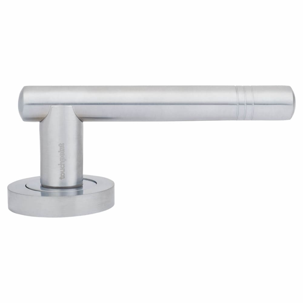 Touchpoint Dakota Door Handle on Rose - Satin Chrome