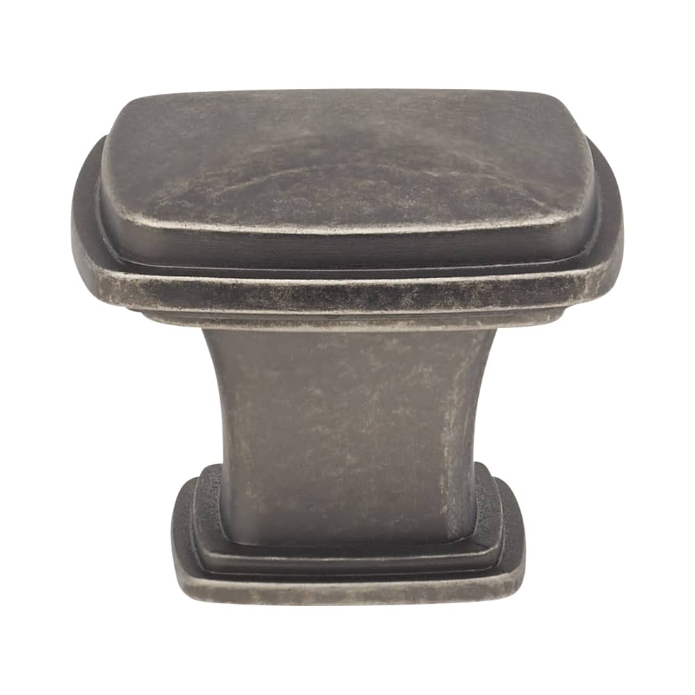 Altro Hadden Square Cabinet Knob - 31 x 31mm - Antique Pewter