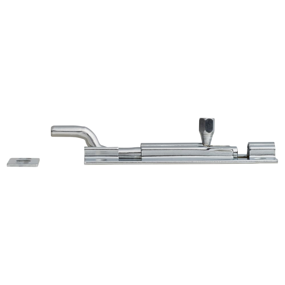 Touchpoint Budget Necked Barrel Bolt - 100 x 25mm - Polished Chrome