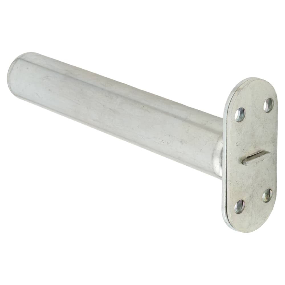 Chain Door Closer - Radius Plate - Chrome