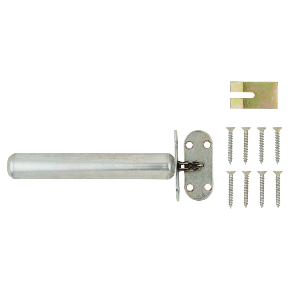 Chain Door Closer - Radius Plate - Chrome
