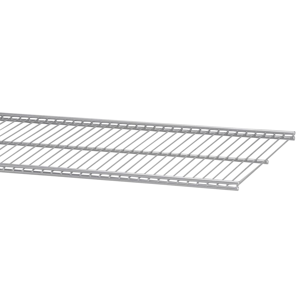 elfa Top Track System - Click In Ventilated Wire Shelf - 902 x 305mm - Platinum