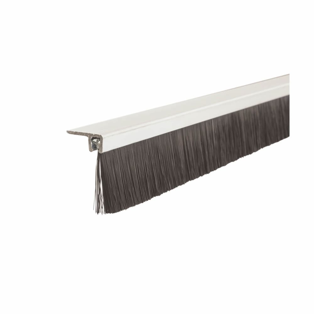 Barrier Brush Strip F3 - Brush Size 24mm - 3000mm Length - Inward/Outward Opening Doors - Aluminium
