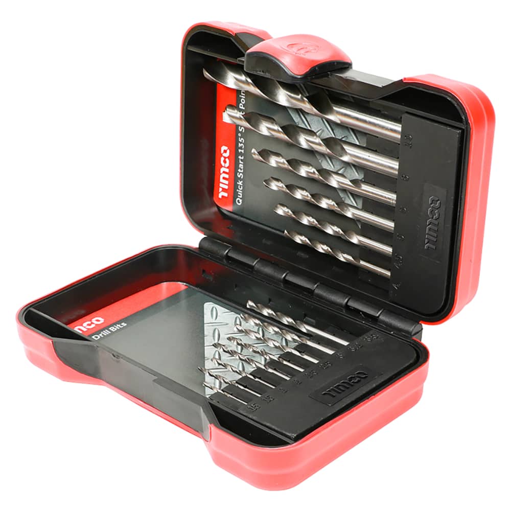TIMCO HSS Drill Bit Set 1.5-10mm - Pack of 15