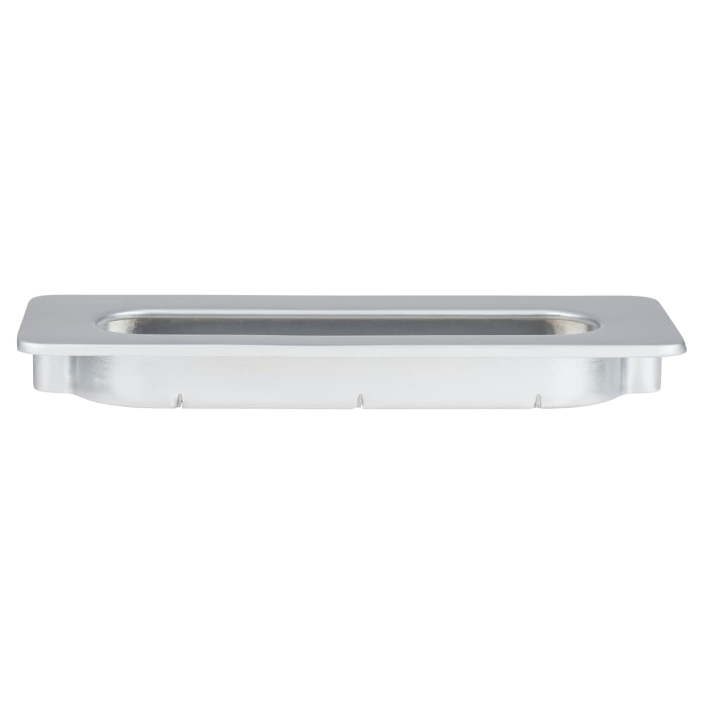 Touchpoint Rectangular Flush Cabinet Pull Handle - 106 x 39mm - Matt Chrome