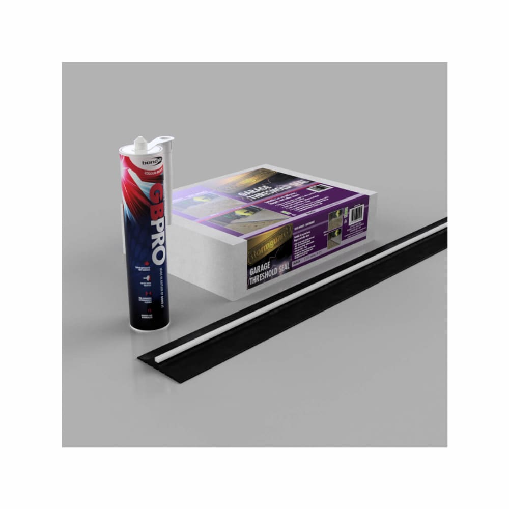 Stormguard Garage Door Threshold - 2515mm Length - Black