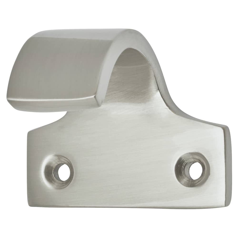 Hampstead Heavy Cast Pattern Sash Finger Lift - 50 x 36mm - Satin Chrome